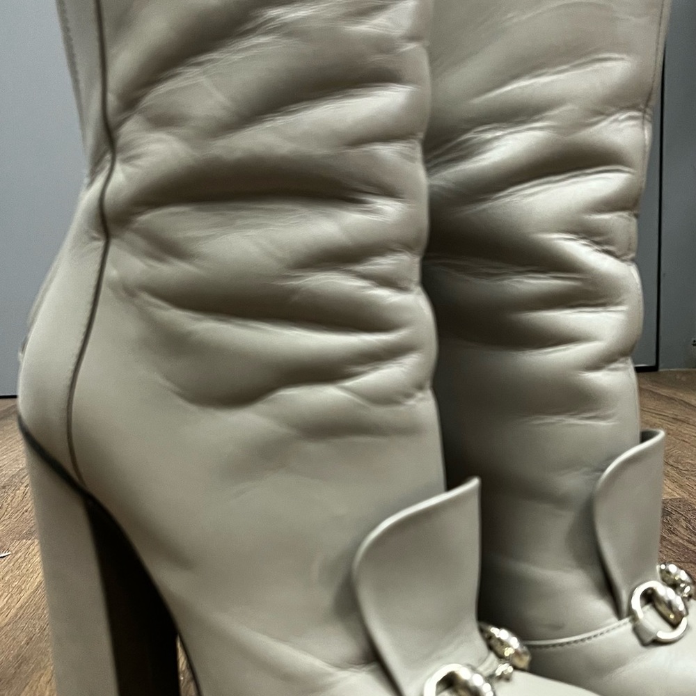 Gucci boots, authentic 100%, size 36 1/2, leather Horsebit Ankle Boots, no box - Picture 10 of 10